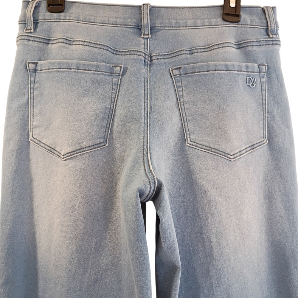 DG2 Diane Gilman Stretchy Jeans Size 10P Two Tone Color High Rise EUC‎ - Picture 7 of 11